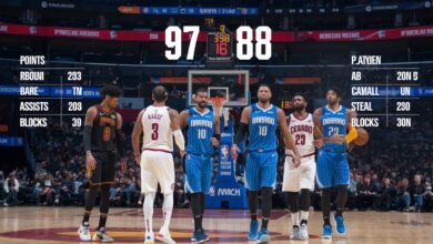 Orlando Magic vs Cleveland Cavaliers Match Player Stats