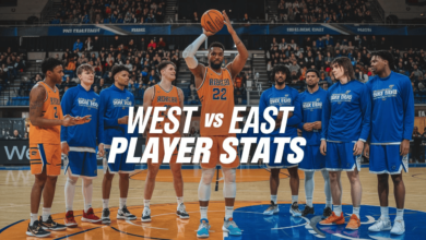 West vs East Match Player Stats