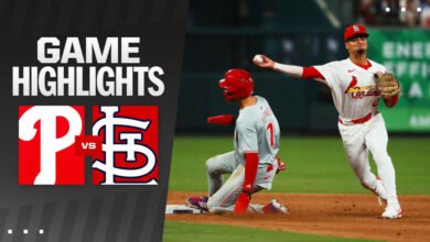 St. Louis Cardinals vs. Phillies Match Player Stats