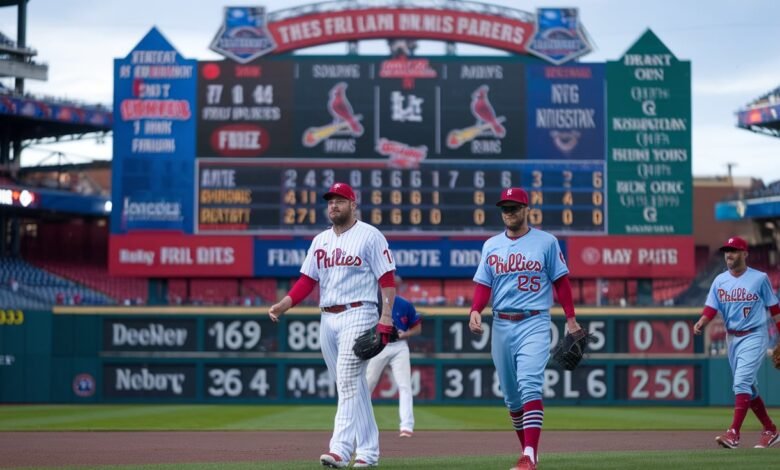 Phillies vs St. Louis Cardinals Match Player Stats